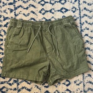 American Eagle Outfitters Green Athletic Shorts Lightweight Design